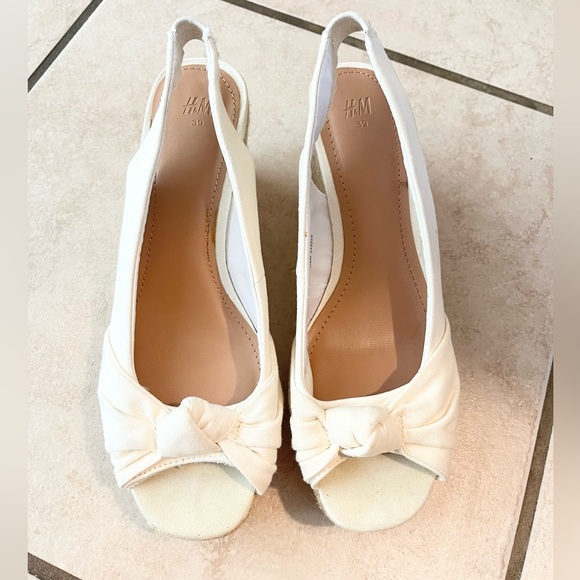 H&M platform wedge espadrille - Picture 1 of 5